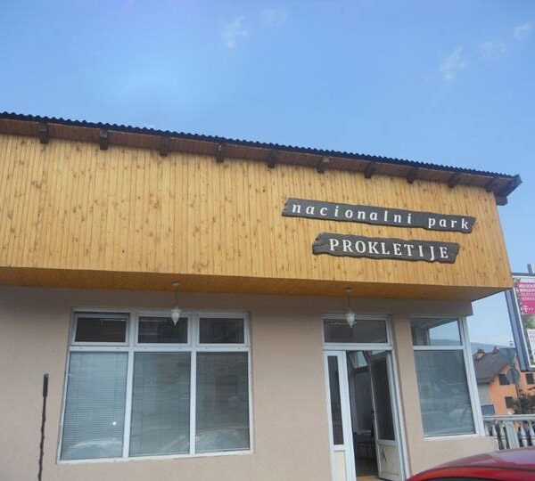 Office/Info point of National Park Prokletije equipped