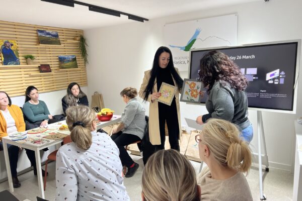 Traditional Embroidery Workshops Held within the Danube Crafts Project