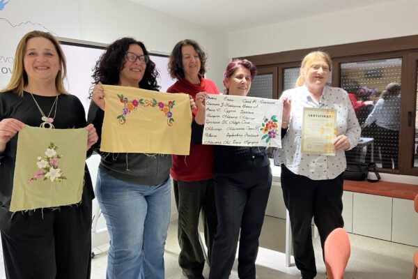 Traditional Embroidery Workshops Held within the Danube Crafts Project