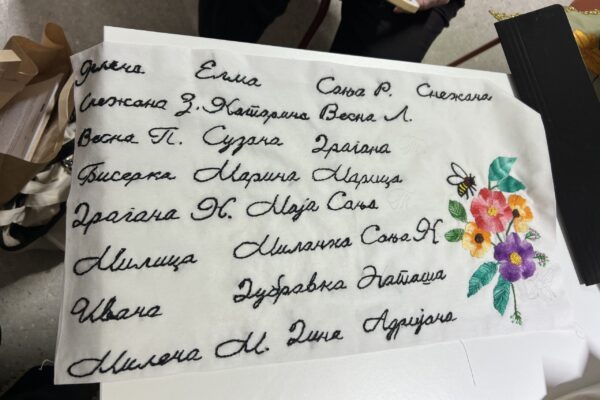 Traditional Embroidery Workshops Held within the Danube Crafts Project