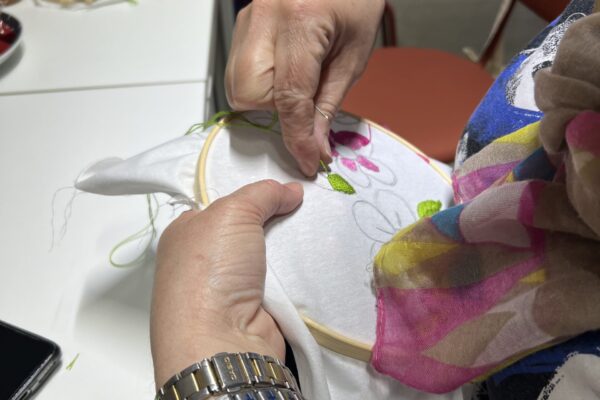 Traditional Embroidery Workshops Held within the Danube Crafts Project