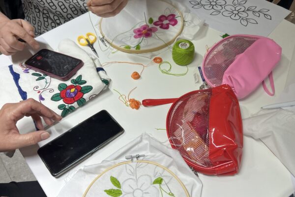Traditional Embroidery Workshops Held within the Danube Crafts Project