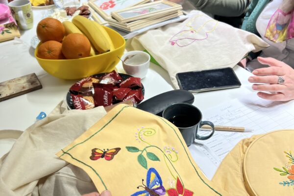 Traditional Embroidery Workshops Held within the Danube Crafts Project