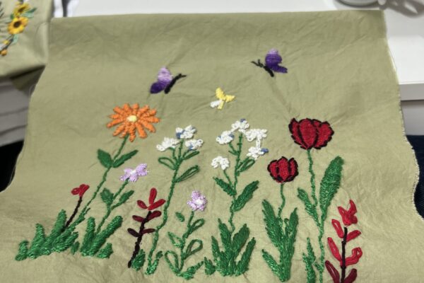 Traditional Embroidery Workshops Held within the Danube Crafts Project