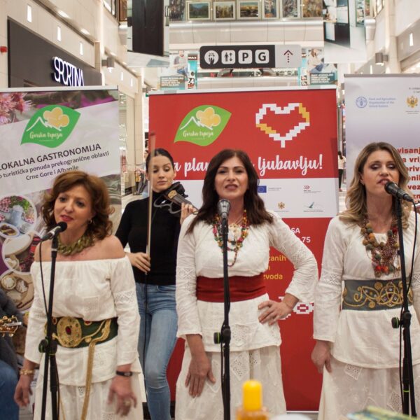 Ukusi sjevera u Podgorici: 40 gazdinstava predstavilo 75 novih proizvoda u Delta City-ju